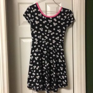 Big girls, size 10 (S), Black/white/pink dress